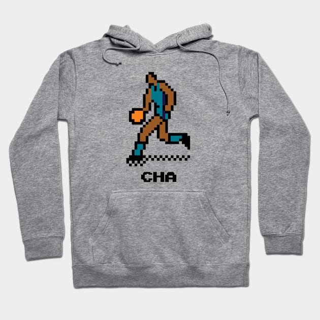 8-Bit Basketball - Charlotte Hoodie by The Pixel League